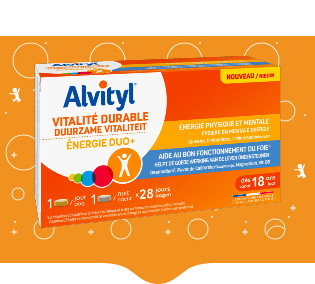 Alvityl Vitalité Durable formule nuit et formule jour à avaler