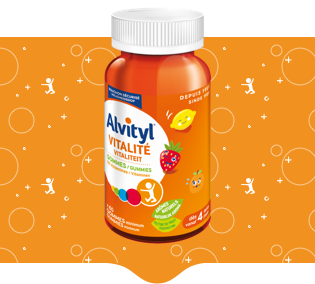 Alvityl - Gommes Vitalité - 8 vitamines et 2 minéraux – Saveurs naturelles  de fruit - Dès 4 ans - 60 gommes : : Hygiène et Santé