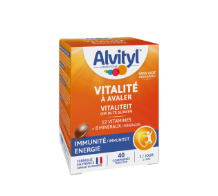 Alvityl Vitalité - 12 vitamines et 8 minéraux - à partir de 6 ans